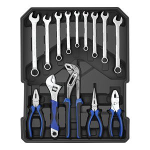 GOODKING Juego <span class=keywords><strong>de</strong></span> <span class=keywords><strong>Herramientas</strong></span> Multifunción <span class=keywords><strong>con</strong></span> <span class=keywords><strong>Ruedas</strong></span> <span class=keywords><strong>de</strong></span> 4 Niveles y 187 Piezas <span class=keywords><strong>de</strong></span> Alta Calidad, para Reparaciones del Hogar y Automóviles 11871 - Product Image 5