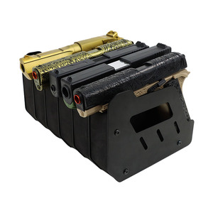 Estante de Almacenamiento para Armas EVA, 6 Compartimentos, Soporte para Pistolas y Rifles, Gran Capacidad, Negro, ABS, Rectangular - Product Image 1