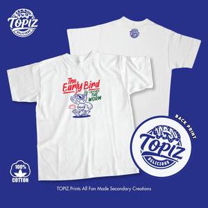 T-shirt rétro style américain à manches courtes pour hommes et femmes, ample, en pur coton, grande taille, streetwear, hip-hop, <span class=keywords><strong>rappeur</strong></span>, vintage, motifs têtes de mort - Product Image 5