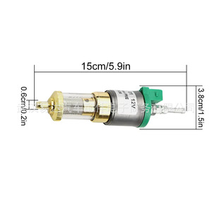 Oil <b>Pump</b> <b>12V</b> 22ml Stainless Steel For Replace Repair 15cm Length - Product Image 1