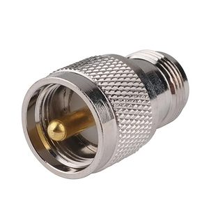 Kexin Adaptateur de connecteur UHF mâle vers N femelle avec matériau de contact en cuivre de forme irrégulière pour équipement de communication RF - Product Image 1