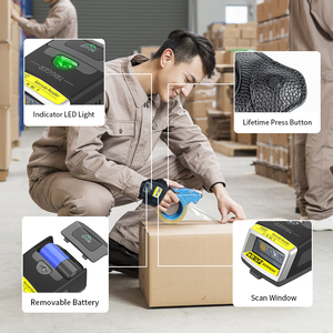 Magazzino logistico portatile <span class=keywords><strong>Qr</strong></span> <span class=keywords><strong>Reader</strong></span> Scanner con guanto Trigger <span class=keywords><strong>Barcode</strong></span> Scanner a mani libere lettore di codici a barre portatile - Product Image 6