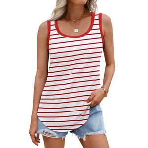 Sexy Women's Knitted V-Neck Tank <b>Tops</b> Loose Fit Casual <b>Flowy</b> Sleeveless Summer <b>Tops</b> - Product Image 1