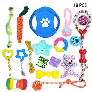 Giocattoli Songshan all'ingrosso personalizzato cucciolo di peluche prodotto alimentare animale cigolante accessori per animali domestici giocattoli per cani corda masticare set giocattolo produttore - Product Image 2