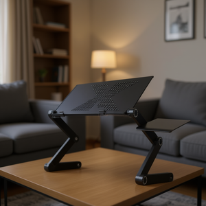 Soporte ajustable portátil para computadora portátil YJ, escritorio ergonómico de metal para uso en el hogar y la oficina. - Product Image 2