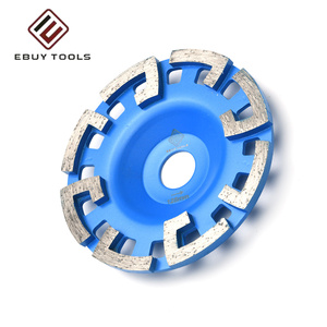 Meule diamantée de qualité supérieure de 5 pouces (125 mm) pour meuleuse d'angle, disque abrasif pour béton, marbre, granit - Product Image 4