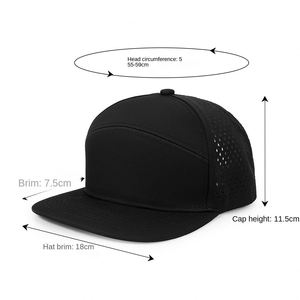 Wholesale Laser Perforated <b>Flat</b> Brimmed Hats for <b>Men</b> and Women Outdoor Leisure Versatile Solid Color Duckbill Hats - Product Image 4