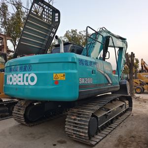 Excavatrice sur chenilles d'occasion Kobelco SK200-8 Japon avec garantie d'un an Caractéristiques Composants de base PLC et roulement d'engrenage de pompe à moteur - Product Image 3