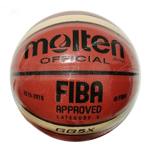 Pallone da <span class=keywords><strong>Basket</strong></span> in Pelle BG5000 Bg4500 di Alta Qualità a Prezzo Conveniente, Pallone da <span class=keywords><strong>Basket</strong></span> Indoor Molten con Logo Personalizzato, Qualità da Competizione - Product Image 5