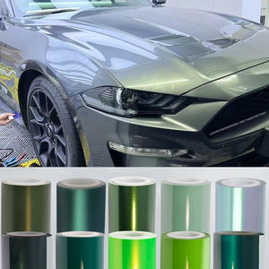 Premium Super Color Mate Brillo Azul ROJO Negro Blanco Verde Amarillo TPU PPF Envoltura de vinilo Revestimiento de revestimiento de <span class=keywords><strong>coche</strong></span> sin burbujas de aire - Product Image 4