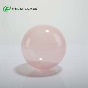 Abat-jour mural intérieur en verre borosilicate 3.3 OEM, fabrication chinoise, tailles moyennes, couleurs transparentes, roses et claires - Product Image 3