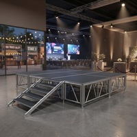 Scène de spectacle à faible coût, podium modulable, scène de concert en vente
