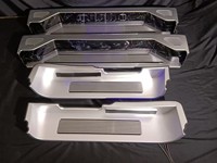 Kit de seuil de porte LED RGB en aluminium pour Benz Vito W447 |   Décoratif de seuil de porte avec éclairage de bienvenue