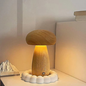 Wholesale Cute Mushroom Bedside Table with Touch Switch Room Decoration High-<b>level</b> Environmental Decorative <b>Small</b> Items - Product Image 3