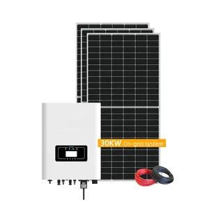 Grid solar energy system with kit solar panel solar generator for home use