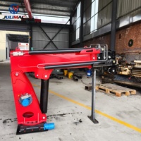 Grue mobile hydraulique pour mini-pick-up avec boîte de vitesses et pompe, capacité de 1 à 16 tonnes, haute efficacité