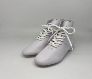 รองเท้าบูทเต้นรำสำหรับผู้ใหญ่ หุ้มข้อสูง สำหรับบัลเลต์ แจ๊ส รองเท้าผ้าใบสีดำ สำหรับผู้หญิงและผู้ชาย แบบผูกเชือก - Product Image 3