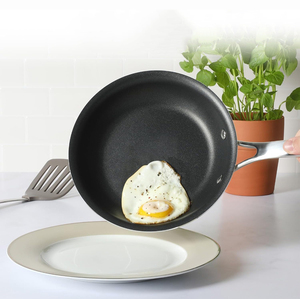 Ensemble de casseroles et poêles en céramique de haute qualité, modernes, avec poignées en acier inoxydable, 12 pièces, en cuivre et aluminium - Product Image 4