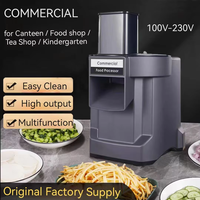 Robot culinaire électrique multifonctionnel 5-en-1 en plastique pour usage commercial et domestique, idéal pour les oignons et les pommes de terre