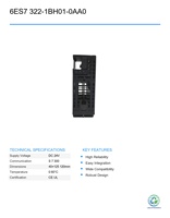 PLC de Automatización Industrial Usado 6ES7 322-1BH01-0AA0, Ideal para Sistemas de Control Industrial