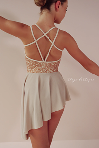 <span class=keywords><strong>Justaucorps</strong></span> de <span class=keywords><strong>danse</strong></span> sans manches pour filles Sequin Stage Boutique Performance Wear Spandex Ballet Dance Costumes - Product Image 3