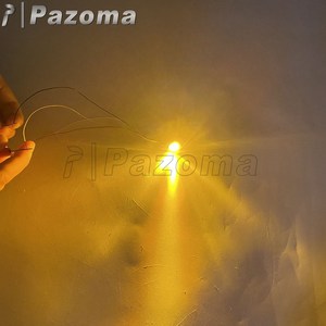 ชุดไฟเลี้ยวสีเหลืองอำพัน LED ขนาดเล็ก4ชิ้น12โวลต์ชุดไฟเบรกสีแดงสายไฟ2/4สำหรับฮอนด้าซูซูกิคาวาซากิฮาร์เล่ย์อเนกประสงค์ - Product Image 3