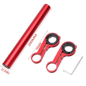 Superbsail xe đạp mở rộng tay lái xe đạp Đèn Pin chủ xử lý thanh sợi carbon xe đạp Extender núi khung chu kỳ các bộ phận - Product Image 2