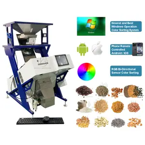 50-8000kg/h coffee beans rice garin plastic salt color sorter hazelnut sunflower machine color sorting machine color sorter