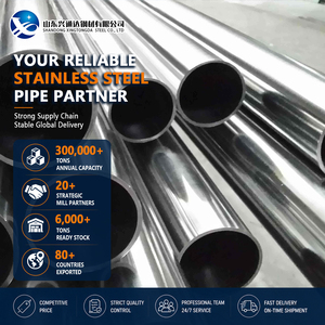 ASTM Standard 304 310S BA Finish 168.3mm 10mm Hot Rolled Stainless Steel Tube for Structural Support - Product Image 1
