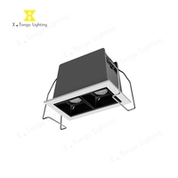 X-Tonga Lighting Grille d'intérieur Lumière linéaire sans garniture Option Grille à Led linéaire Downlight pour hôtel