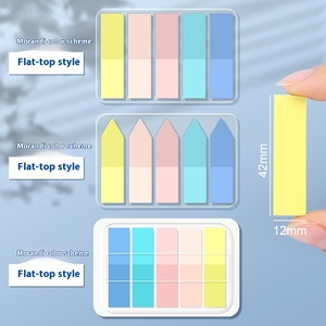 Étiquettes <span class=keywords><strong>adhésives</strong></span> personnalisées en gros, autocollants, prise de notes, signets auto-adhésifs, cahiers avec marqueurs de page - Product Image 2
