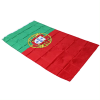 Vente en gros 3x5 pieds Sérigraphie Polyester Pays Portugal Drapeau