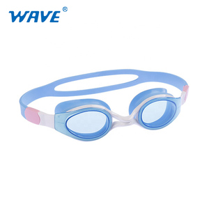 צבעוני יפה ילדים עמיד למים אנטי ערפל UV משקפיים שחייה אוטומטי-מתכוונן רצועת ילדים לשחות משקפי - Product Image 4