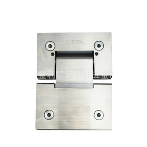 Xinxiongjia 180 Degree Glass <b>Clip</b> 304 Stainless Steel Wall Mount Brushed Finish For Shower Door Hardware - Product Image 5