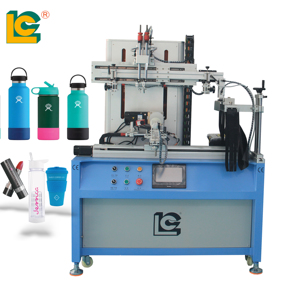 Machine d'impression sérigraphique à cylindre entièrement servo-électrique avec séchage UV pour l'impression de bouteilles de haute précision - Product Image 1