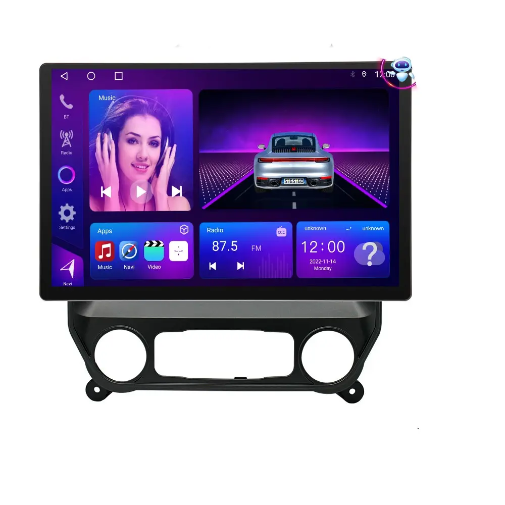 8 64 Multimedia Stereo Audio Video Android 10 Auto DVD Radio Player GPS Navigation für Chevrolet Silverado 3 GMTK2 2014-2018