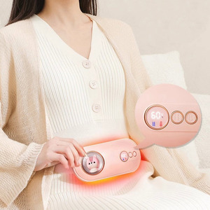 Nouvelle arrivée Ceinture de massage chauffante de grande surface Compresses chaudes pour soulager les crampes menstruelles et les douleurs - Product Image 4