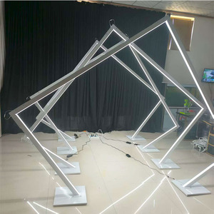 Arco de Túnel Geométrico Luminoso para Decoración de Escenarios de Boda, Soporte de Arco con Luz LED, Fondo de Arco - Product Image 2