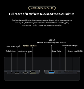 Werks-OEM 14 Zoll QD-OLED 4K 240Hz HDR400 Gaming-<span class=keywords><strong>Monitor</strong></span> 0,03ms GTG Typ-C 90W HD2.1 Gaming-Panel-Display - Product Image 3