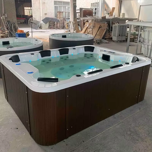 Bain à remous en acrylique à vendre <span class=keywords><strong>pas</strong></span> <span class=keywords><strong>cher</strong></span>, spa extérieur <span class=keywords><strong>jacuzzi</strong></span> 6 personnes prêt à l'emploi avec système Balboa, baignoire de luxe en acrylique à remous - Product Image 3