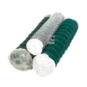 Mejor precio 6ft 8ft 50x50mm Diamante Negro PVC Galvanizado Ciclón Esgrima Rollo de alambre Productos Valla de eslabones de cadena - Product Image 6