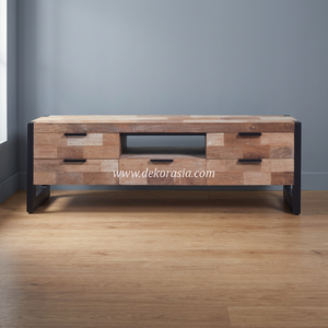 Mueble de TV Moderno de Madera Charlotte para Sala de Estar con Cajones de Almacenamiento para Dormitorio y Oficina en Casa - Product Image 3