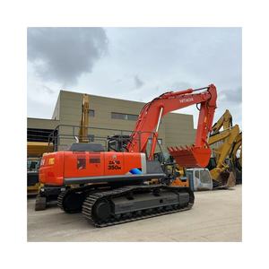 Pelles hydrauliques Hitachi ZX350 d'occasion en bon état Prix bas Unité d'occasion Moteur 35 tonnes Boîte de vitesses Moteur Roulement de pompe PLC - Product Image 1