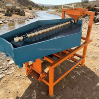 GT60 Jiangxi Schwerkraft-Aufbereitungsanlage Kleiner Schütteltisch Vibrations-Tisch in Afrika
