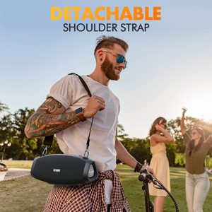 W-<strong>KING</strong> NEW X10+ Portable IPX6 Waterproof Portable Wireless Bluetooth Speaker with Wireless Microphone <strong>for</strong> <strong>Singing</strong> - Product Image 4