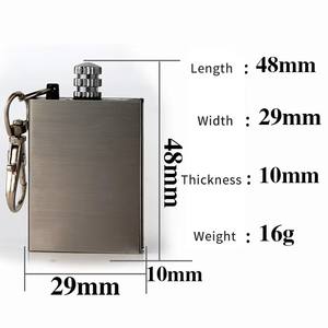 <span class=keywords><strong>Briquet</strong></span> à huile personnalisé avec logo, outil de survie portable, kit de <span class=keywords><strong>briquet</strong></span> au kérosène, allumettes en métal pour la randonnée et le camping en plein air - Product Image 6