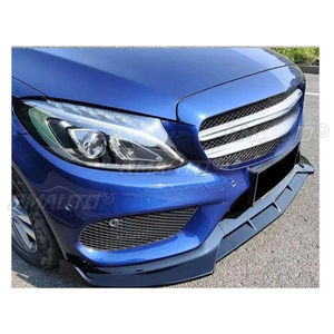 Diffuseur de pare-chocs avant de voiture, style Brabus, pièce de modification pour Mercedes Benz Classe C W205 2015-2018, accessoires de voiture - Product Image 4