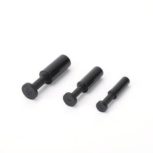 Conector Neumático Rápido, Tapón de Tubo de PU, Tapón Recto de Plástico Negro, Inserto de Bloqueo, Accesorios para Tuberías - Product Image 2