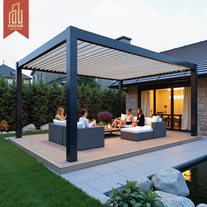 Pergola bioclimatique en aluminium pour terrasses, serres <span class=keywords><strong>de</strong></span> <span class=keywords><strong>jardin</strong></span>, usage agricole, loisirs et grands espaces verts, en vente depuis Guangdong - Product Image 1