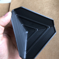 Protecteur d'angle anti-collision de meubles d'emballage de carton à trois côtés gardes faisantes le coin en plastique matérielles de pp